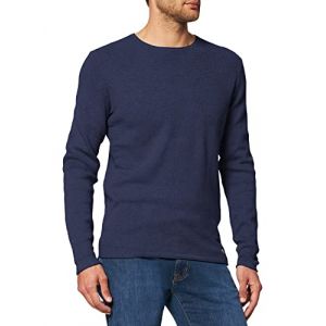 Tom Tailor Pull Structured XXL Sky Captain Blue Non-Solid
