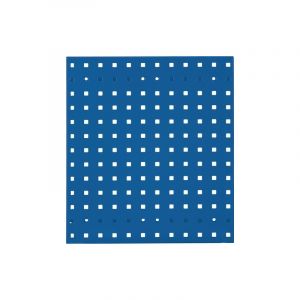Panneau perforé l.450xL500 mm bleu gentiane, RAL 5010