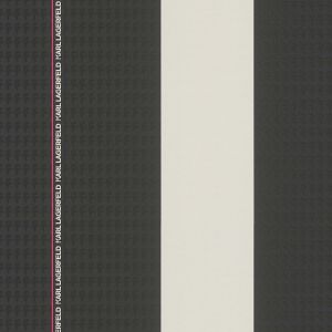 A.S. Creation Papier peint intissé 378482 Karl Lagerfeld - Papier peint design Noir/Anthracite Violet/Mauve - 10,05 x 0,53 m