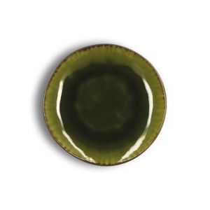 Ogo Living LOT 6 ASSIETTES DESSERT META 20CM EN GRÈS VERT