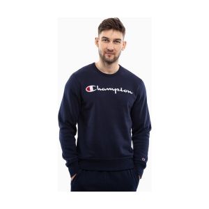 Champion Sweat-shirt Big Logo bleu foncé blanc - S