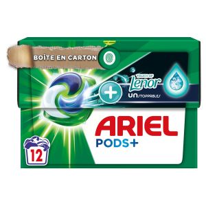 Image de Ariel Lessive Capsule Touche De Unstoppables Tout-en-1 - La Boite De 12 Capsules