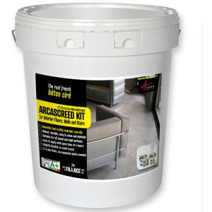 Arcane industries KIT BETON CIRE MURS SOLS 2 m² support non-poreux, finition mate - JAUNE CEDRAT