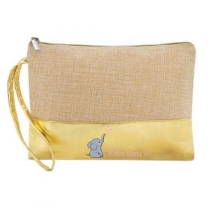 Poc tte Trousse Dore Maquillage Stylo Poc tte Trousse Elephant et Coeur