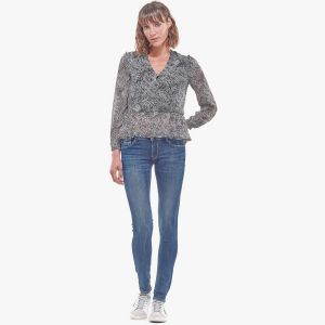 Le Temps des Cerises Jean Slim Pulp Brut Délavé - Taille 25(34/36);26(36);27(36/38);28(38);29(38/40);30(40);31(40/42);32(42)