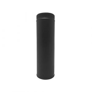 Monmobilierdesign TDPI500 Conduit double paroi isolé polycombustible longueur 50 cm Noir Ø200 - à l'unité