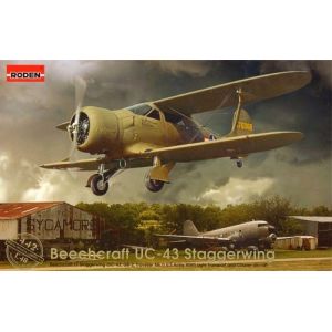 Roden Beechcraft UC-43 Staggerwing Airplane Model Kit