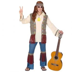 Widmann Déguisement Hippie Fun Homme S Multicolore 07121 W Milano Party Fashion S - 07121 W MILANO Party Fashion