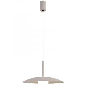 Mantra Suspension, Suspension réglable LED ronde ø46 cm Lidia Blanc en Metal