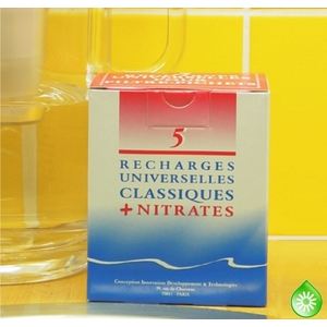 Image de Hydropure 5 recharges cartouches filtrantes classiques + nitrates