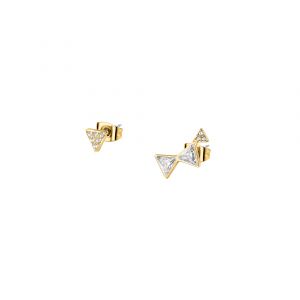 Morellato Boucles d'oreilles pour femme en Acier serti de cristal en forme de triangle - 0.002 g - taille : #null# - SAWY06