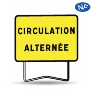 Taliaplast 525713 - Panneau indication circulation alternée kc1 800x600mm c2