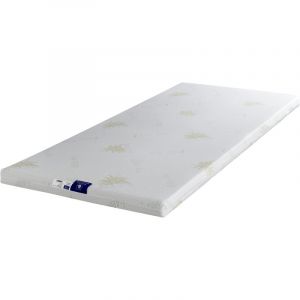 Image de King of Dreams sur Matelas 4cm 80x200 Mousse à Mémoire de Forme M ante 55Kg/m3 Déhoussable Housse Lavable à 30° à l'Aloe Vera 80 200