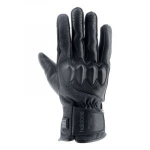Helstons Gants cuir chauffants Curtis Heating noir/gris- T12