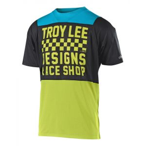 Image de Troy Lee Designs Troy-Lee-Designs-Skyline-Checker-Youth-Jersey-0006 Noir/Jaune M