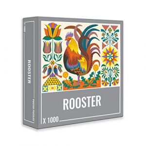 Cloudberries Rooster - Puzzle de 1000 pi&egrave;ces Magnifiquement illustr&eacute; con&ccedil;u pour Les Adultes