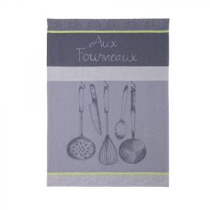 Coucke Torchon AUX FOURNEAUX en jacquard de coton