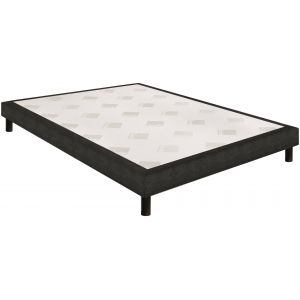 Epeda Sommier Nature Ferme - Chiné Gris 140x200