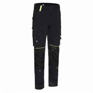 North Ways Pantalon - Sacha Noir/Jaune fluo 1388 T.40