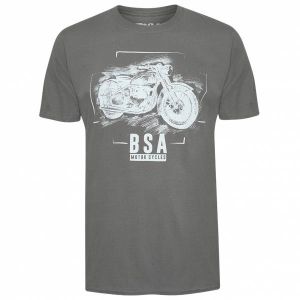 BSA BIRMINGHAM Chalk Hommes T-shirt POMTS057CHA