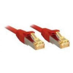 Lindy Câble réseau CAT 7 Lsoh Cuivre 6000MHz 7,5m - Rouge