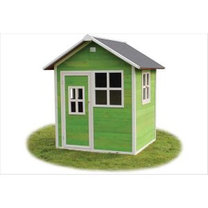 Exit Toys Cabane Bois Loft 100 Vert