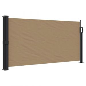 Image de VidaXL Auvent Lat&eacute;ral R&eacute;tractable Taupe 100x300 Cm