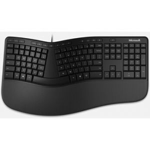 Microsoft Ergonomic Keyboard Noir - Clavier