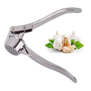 Jsdoin Presse-ail de cuisine professionnelle, hachoir à ail broyeur de gingembre, presse-ail à usage intensif, broyeur d'ail, hachoir à ail convivial, facile à nettoyer et durable