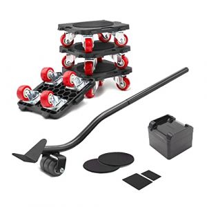 ONEON Leve Meuble LourdDeplace Meuble Kit avec Roue Rotative à 360 DegrésUtilisé pour Déménagement Meubles Lourdsréfrigérateur