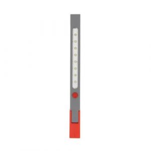 Image de Xanlite LP1075 Mini Baladeuse 10 LED, Plastique, 1 W, Rouge/Gris