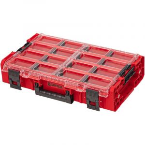 QBRICK SYSTEM Malette Outils Boîtes à Outils Valise ONE Organizer XL 2.0 Long Bin RED Ultra HD Rouge 600 x 400 x 145 mm