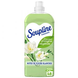 Soupline Adoucissant concentré Notes de fleurs blanches 1,2L