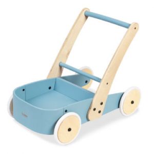 Pinolino Chariot enfant Fiete bois bleu
