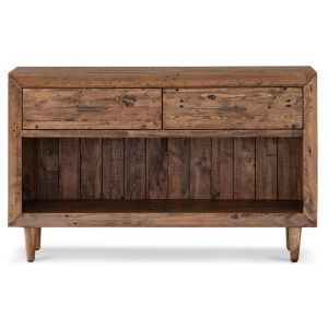 Décoration d'Autrefois Commode 2 Tiroirs Bois 130x40x81cm