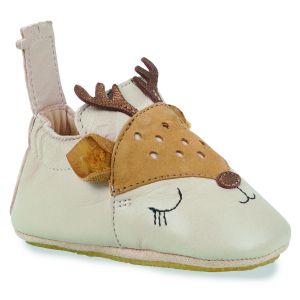 Easy Peasy Chaussons enfant MY BLUBLU BICHE Beige - Taille 24