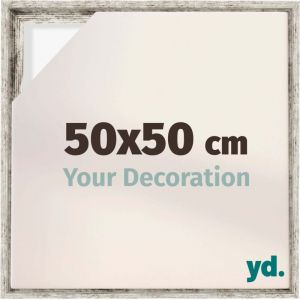 Yd. - Your Decoration - Cadre flottant - Blanc Mat - Cadre en caisse am&eacute;ricaine pour toile sur chassis - mdf - Lyon