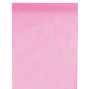 Ruedelafete CHEMIN de table en tissu intiss&eacute;, Rose