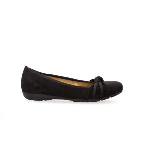 Gabor Ballerines Ballerines daim - Couleur 35 1/2 - Taille Noir