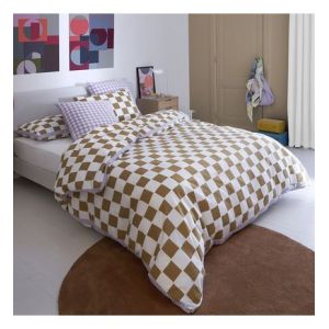 Housse de couette coton, Lismore Rose Couleur Rose Taille 200 x 200 cm