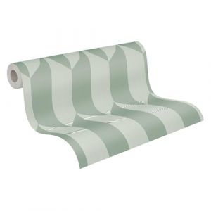 A.S. Creation Pv/int geo 3d menthe