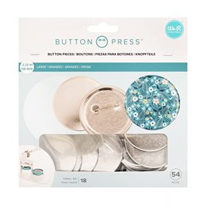 Image de We R Memory Keepers Button Press Refill Pack 18/Pkg-Large (58mm), 7,09 × 6,97 × 1,5 in