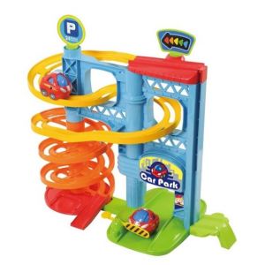 Garage multi-niveaux piste spirale - dès 2 ans