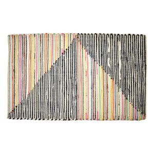 Signes Grimalt Tapis boh&egrave;me en coton multicolore 80 x 50 cm