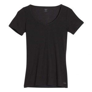 Icebreaker Women´s Siren S/S Sweetheart - Sous-vêtement mérinos taille S, noir
