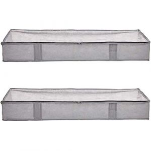 Amazon Basics Basics Lot de 2 housses de rangement pour dessous de lit avec fermeture Éclair - AQ-NON1003