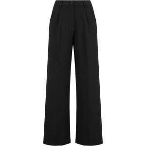 Urban classics Ladies Wide Leg Black - Pantalons - noir - W31 - 95 % polyester, 5 % &eacute;lasthanne,Coton