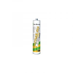 Den Braven Mastic colle polyuréthane à bas module - Polyflex 422 - cartouche - Brun - 31000121