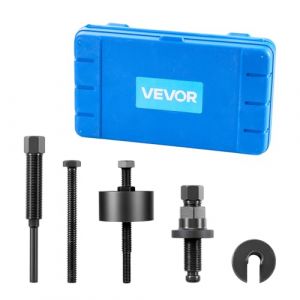 VEVOR Kit de Montage et D&eacute;montage de Poulie de Pompe de Direction Assist&eacute;e, Compatible avec Ford, GM V6 et VW, Extracteur de Poulie avec Coffret, pour R&eacute;paration Automobile, pour Garage Atelier