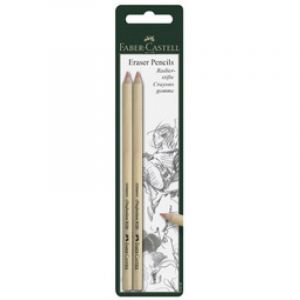 Image de Faber-Castell Crayon gomme PERFECTION 7056, carte blister - Lot de 6